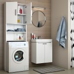 Мебель для ванной над стиральной машиной: практичность и стиль в вашем интерьере